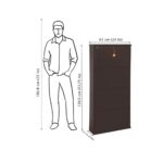 24 Inches Shoe Rack | Do-It-Yourself (DIY) | Wall Mounted - Thumbnail Image 6