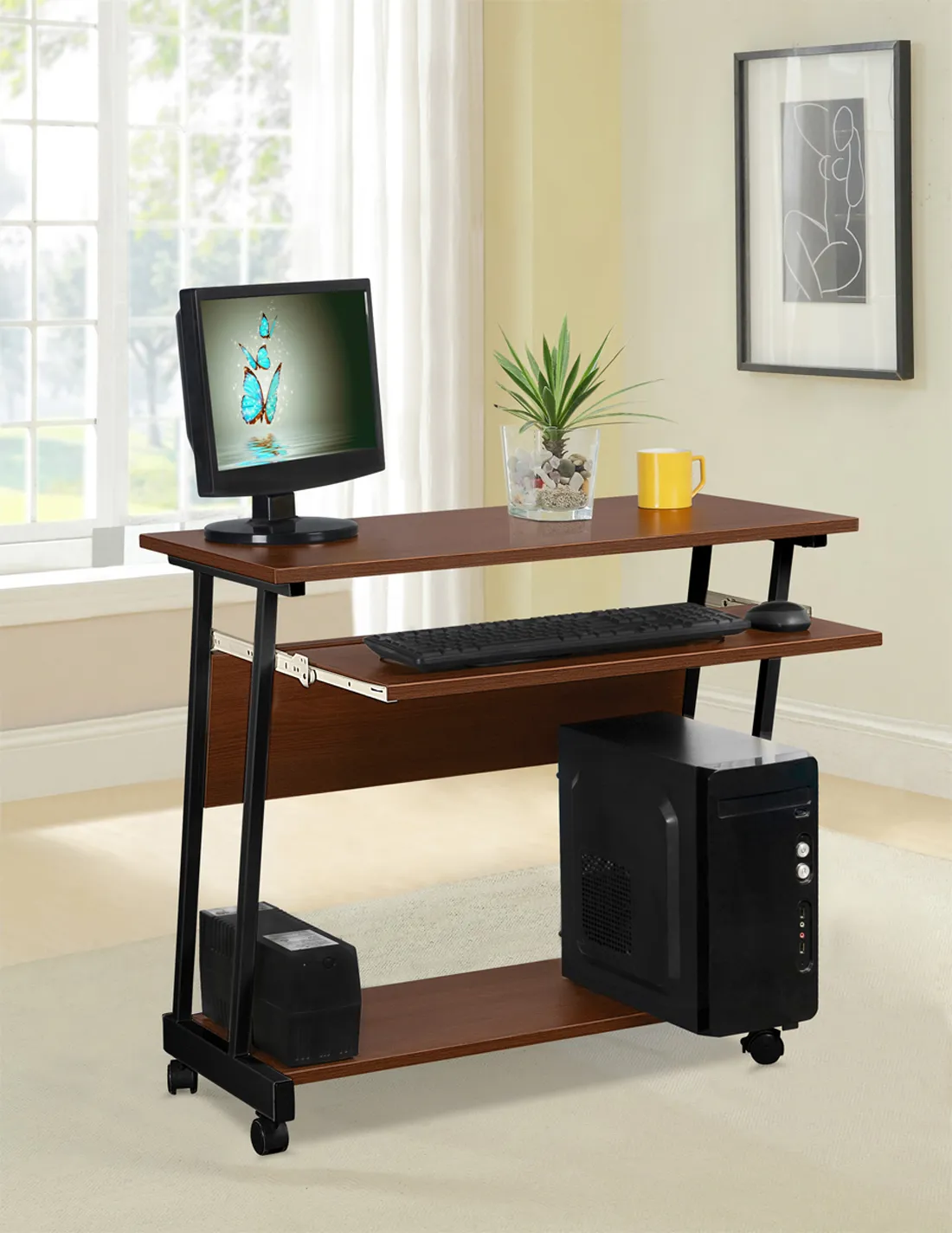 Champ Computer Table | Installation is Included | Knock Down Packaging ...