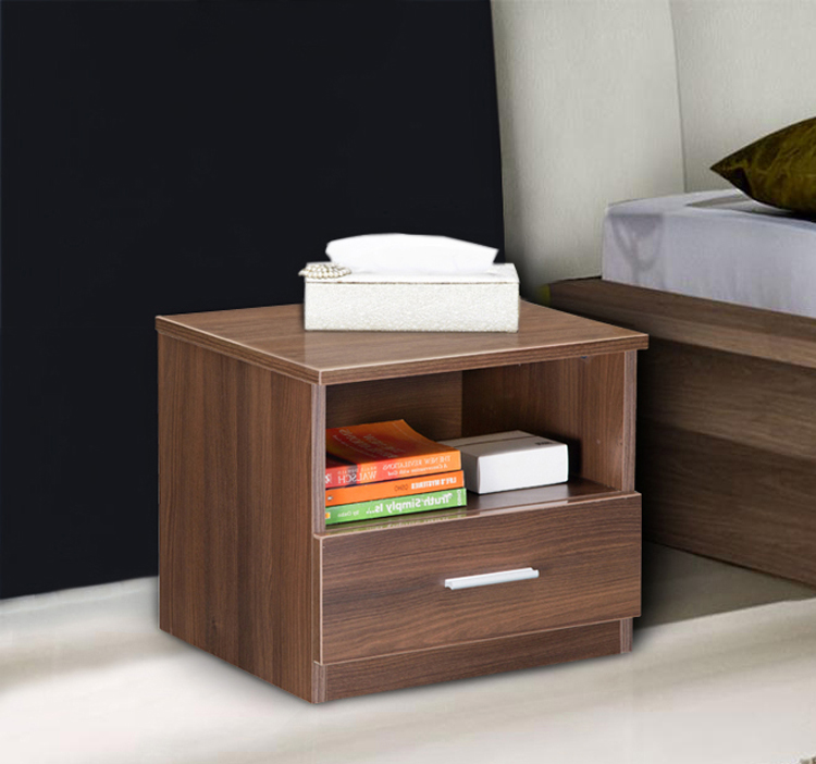 Riley Engineered Wood Bed Side Table - Image 1