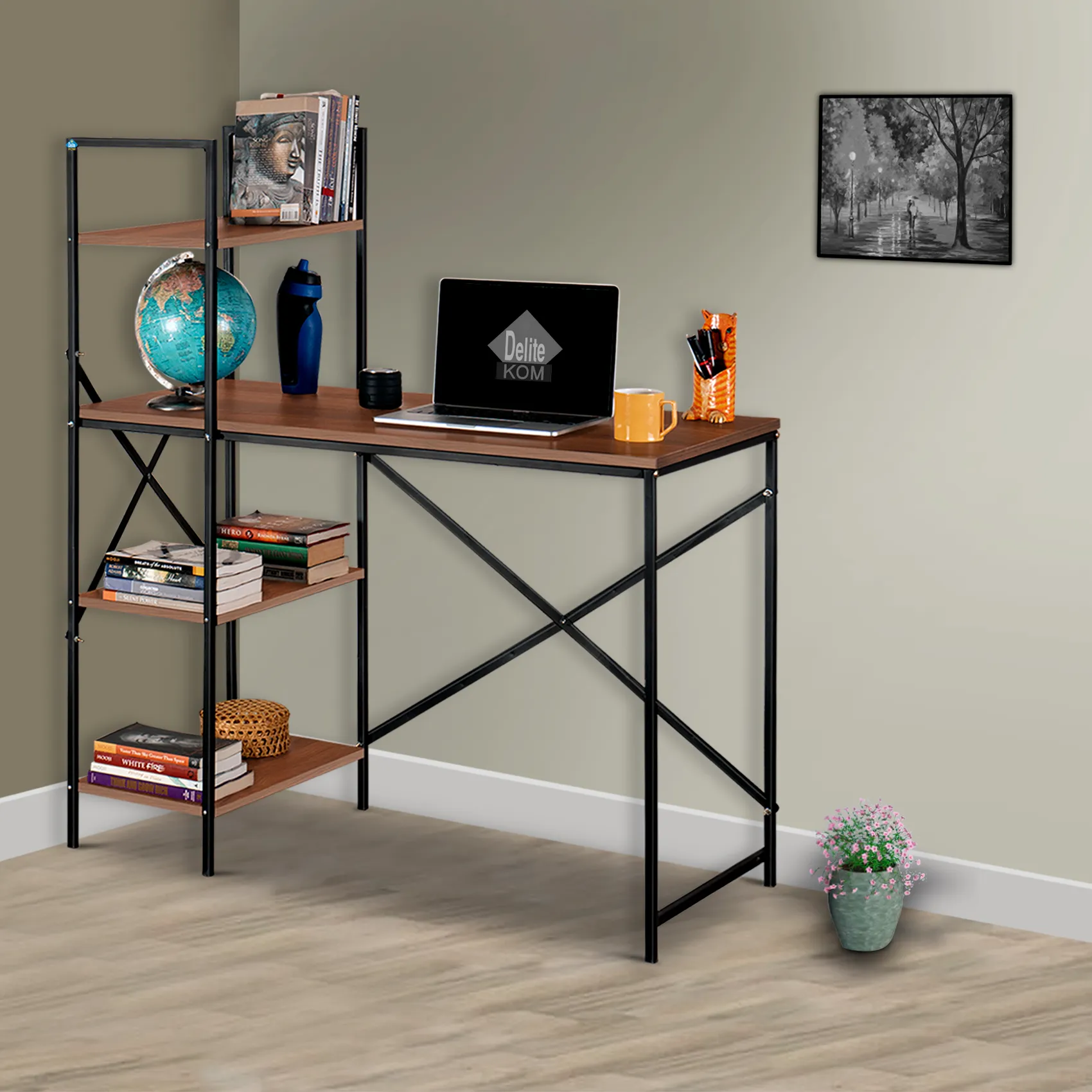 Victor Engineered Wood Study Table - Image 1