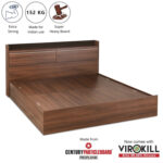 Pearl Engineered Wood Bed - King, Queen, Single Size with Storage Without Storage Options - Thumbnail Image 2