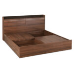 Pearl Engineered Wood Bed - King, Queen, Single Size with Storage Without Storage Options - Thumbnail Image 6