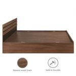 Cocoa Engineered Wood Bed - King, Queen, Single Size with Storage Options - Thumbnail Image 6