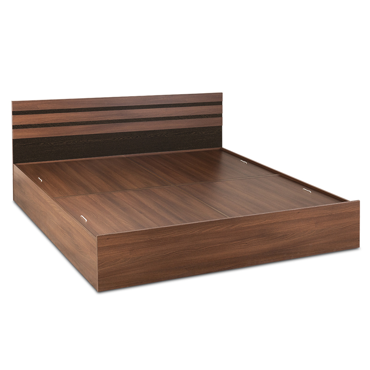 Cocoa Engineered Wood Bed - King, Queen, Single Size with Storage Options - Image 7