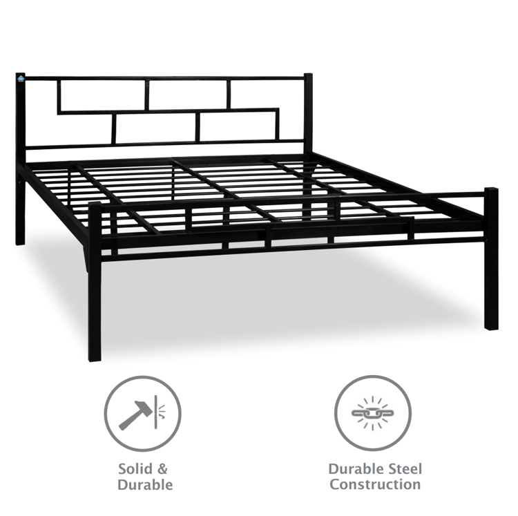 Aeron Metal Bed - Queen, Single Size without Storage - Image 4