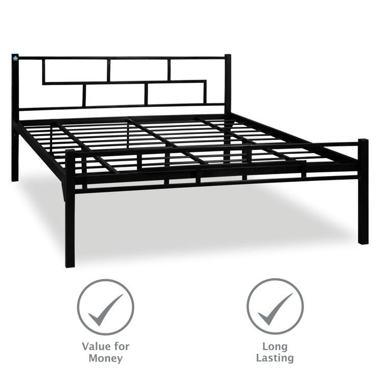 Aeron Metal Bed - Queen, Single Size without Storage - Image 6
