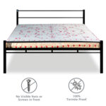 Oris Metal Bed - Queen, Single Size without Storage - Thumbnail Image 3