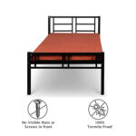 Hulk Metal Bed - Queen, Single Size without Storage - Thumbnail Image 3