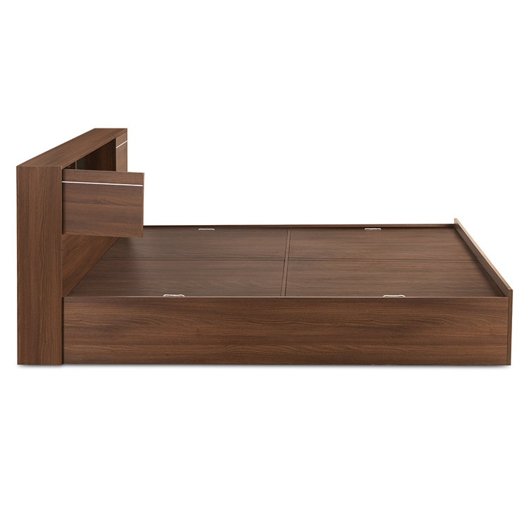 Crystal Engineered Wood Bed - King, Queen, Single Size with Storage & Color Options - Image 9