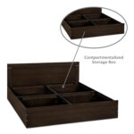 Treasure Engineered Wood Bed - King, Queen, Single Size with Storage Without Storage Options - Thumbnail Image 5