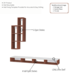 Nova Engineered Wood TV Entertainment Unit | DIY(Do-It-Yourself) | Wall Mounted - Thumbnail Image 5