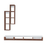 Nova Engineered Wood TV Entertainment Unit | DIY(Do-It-Yourself) | Wall Mounted - Thumbnail Image 7
