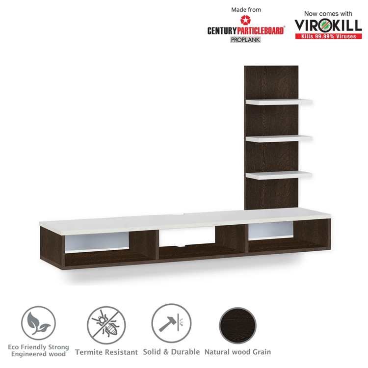 Ava Engineered Wood TV Entertainment Unit | DIY(Do-It-Yourself) | Wall Mounted - Image 3