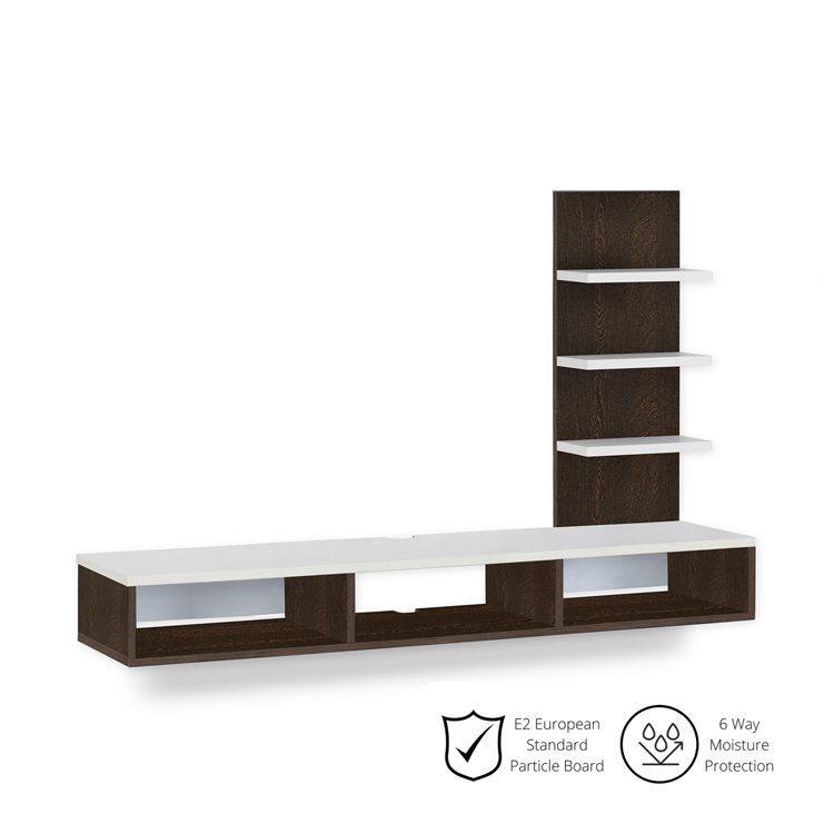 Ava Engineered Wood TV Entertainment Unit | DIY(Do-It-Yourself) | Wall Mounted - Image 5