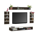 Eli Engineered Wood TV Entertainment Unit | DIY(Do-It-Yourself) | Wall Mounted - Thumbnail Image 2