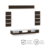 Eli Engineered Wood TV Entertainment Unit | DIY(Do-It-Yourself) | Wall Mounted - Thumbnail Image 6