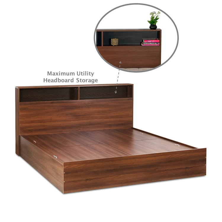 Urban Engineered Wood Bed - King, Queen, Single Size with Storage Option - Image 4