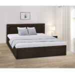 Treasure Engineered Wood Bed - King, Queen, Single Size with Storage Without Storage Options - Thumbnail Image 1