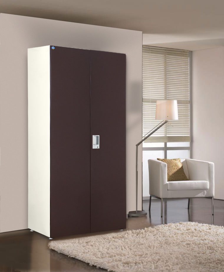 Starline Series 2 Door Metal Wardrobe - Image 1