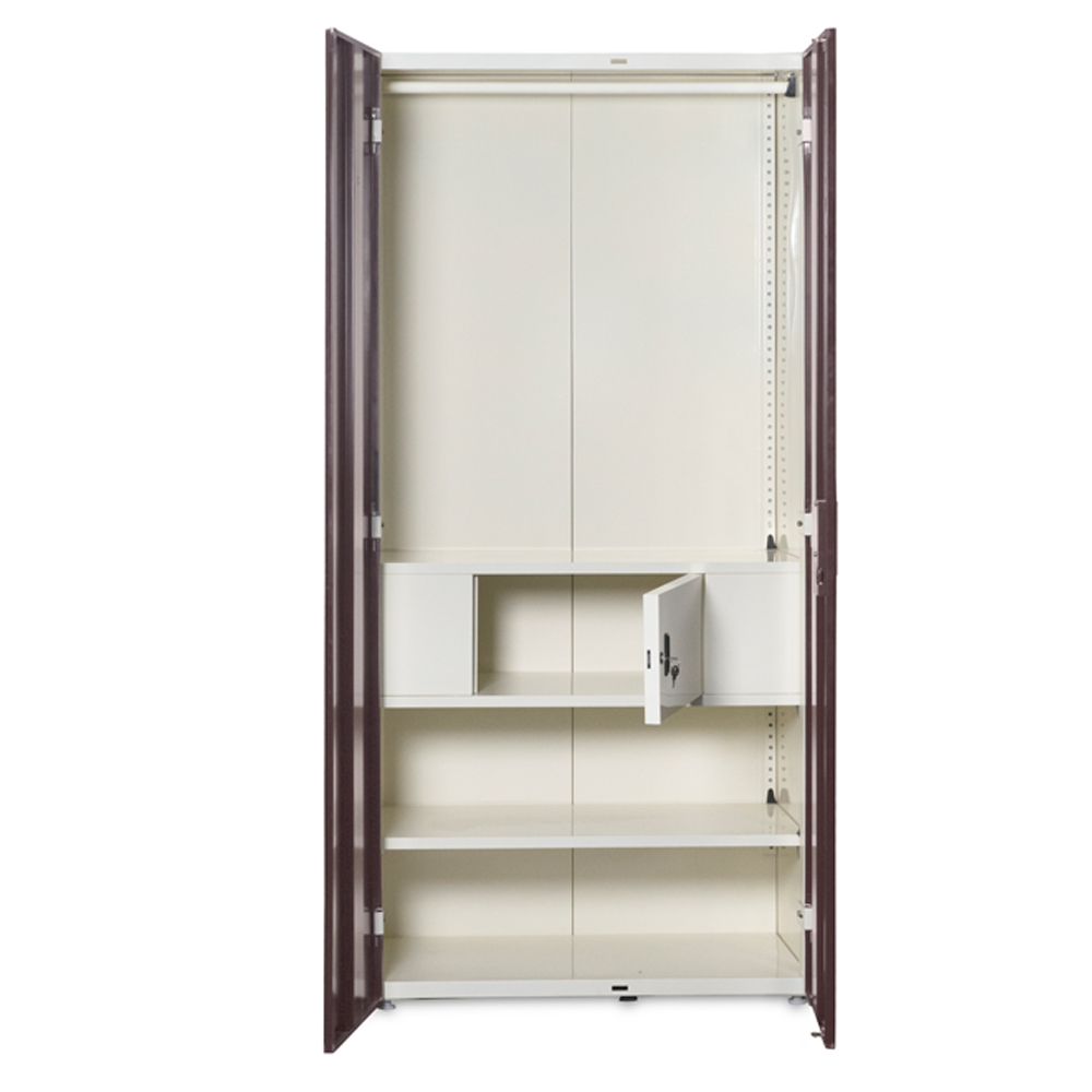 Starline Series 2 Door Metal Wardrobe - Image 4