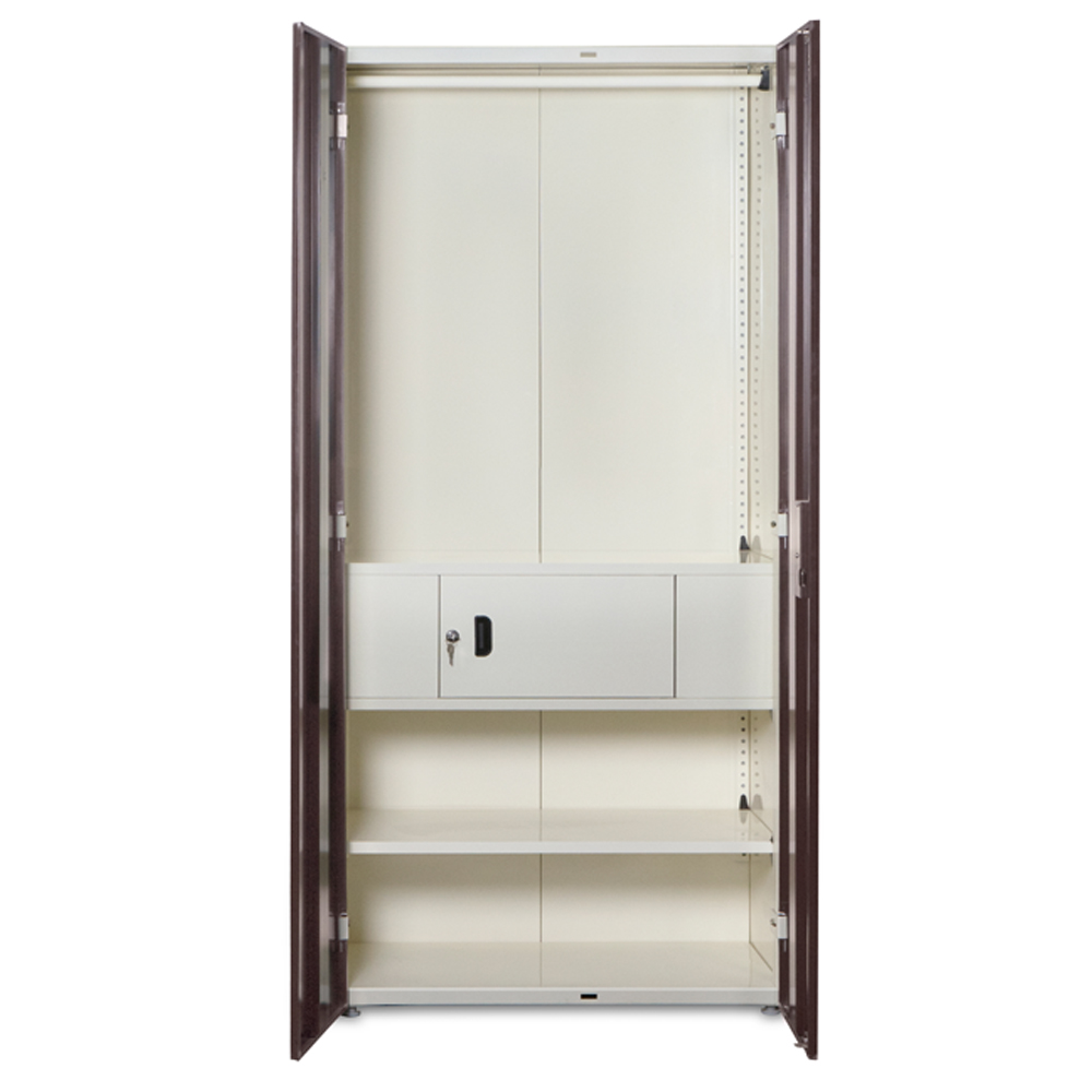 Starline Series 2 Door Metal Wardrobe - Image 5