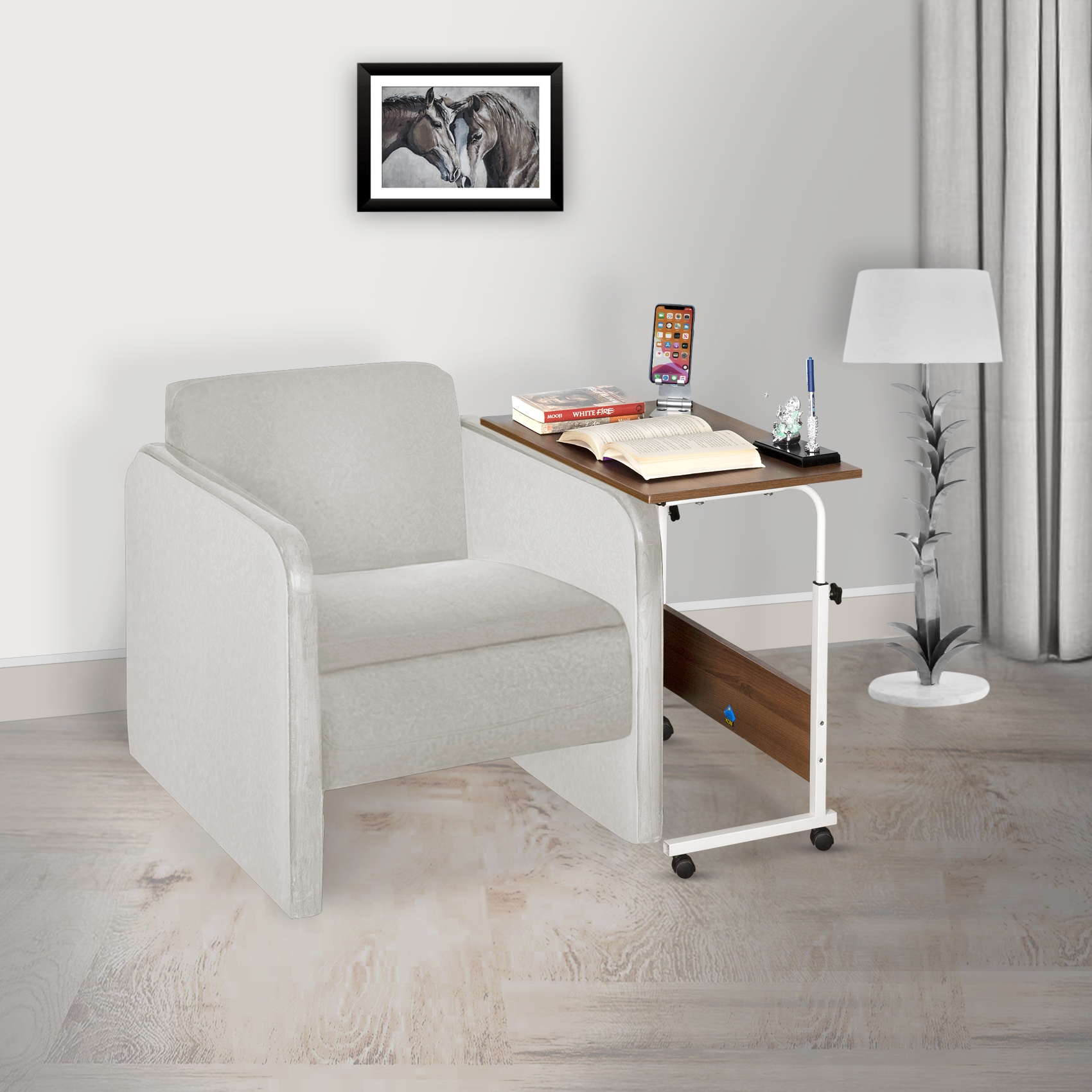 Bunny Engineered Wood Side Table | DIY(Do-It-Yourself) - Image 1
