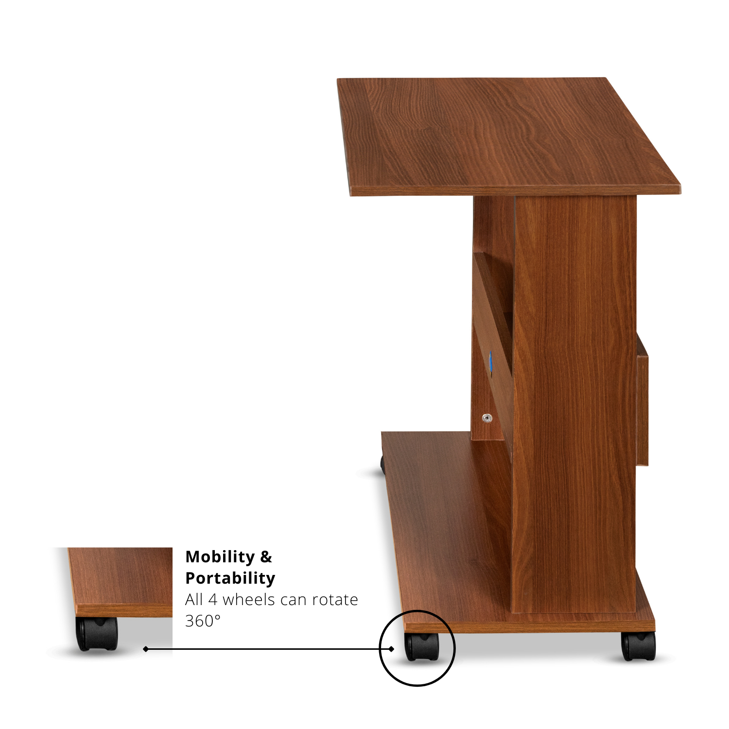Amigo Engineered Wood Side Table | DIY(Do-It-Yourself) - Image 5