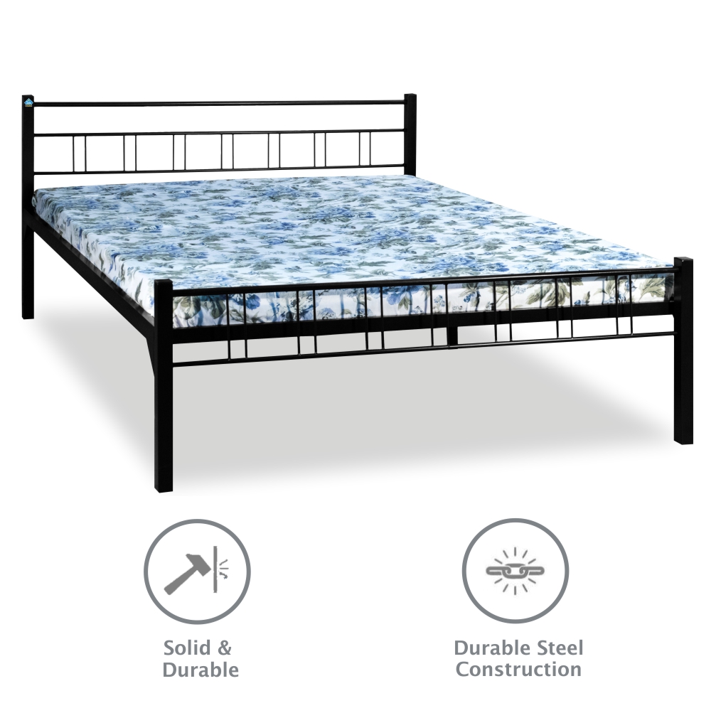 Sonata Metal Bed – Queen, Single Size without Storage - Image 4