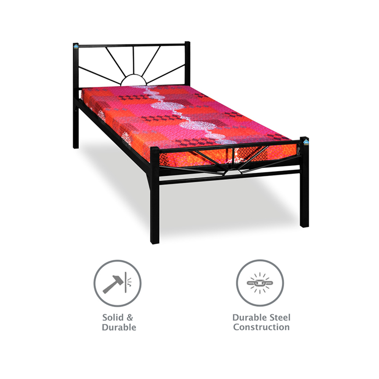 Sunshine Metal Bed - Queen, Single Size without Storage - Image 3