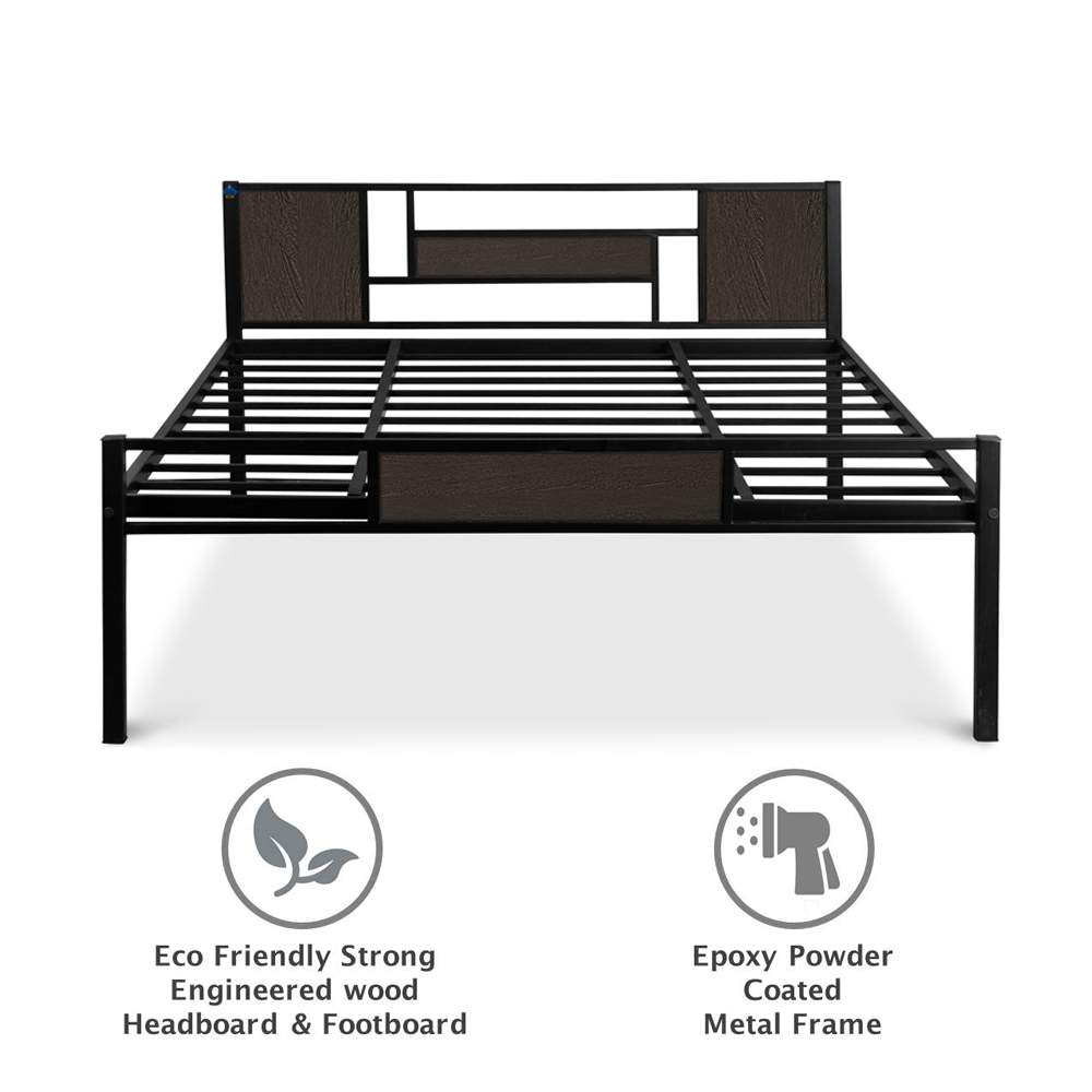 Dreamy Metal Bed – Queen, Single Size without Storage - Image 6