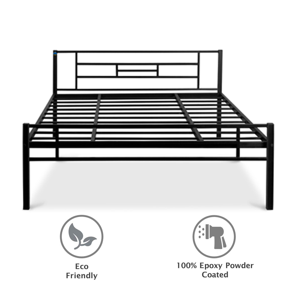 Mist Metal Bed - Queen, Single Size without Storage - Image 6