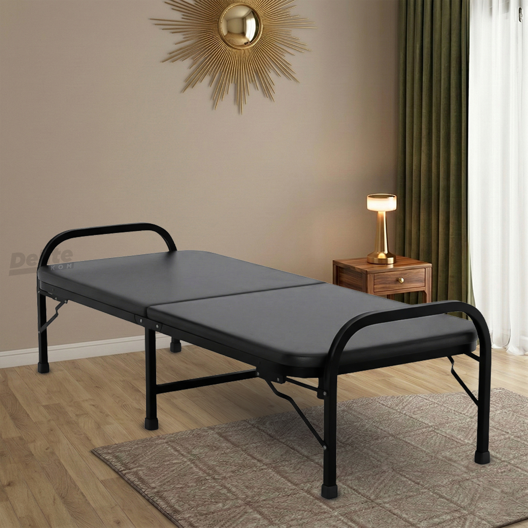 Thor Metal Folding Bed With Mattress - Image 1